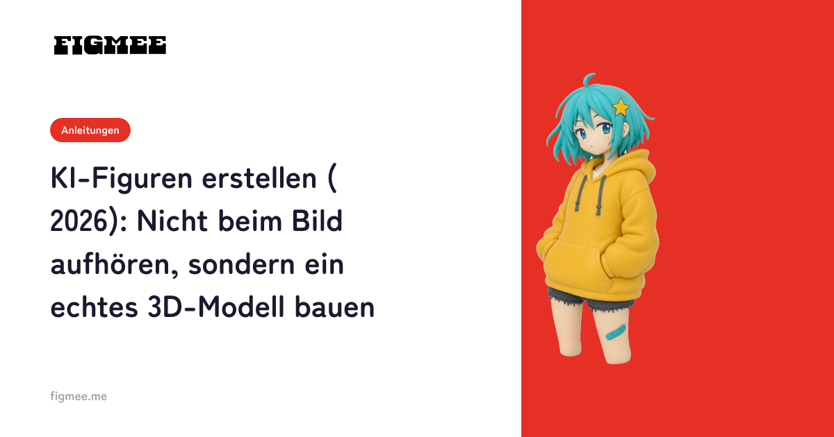 KI-Figuren erstellen (2026): Nicht beim Bild aufhören, sondern ein echtes 3D-Modell bauen