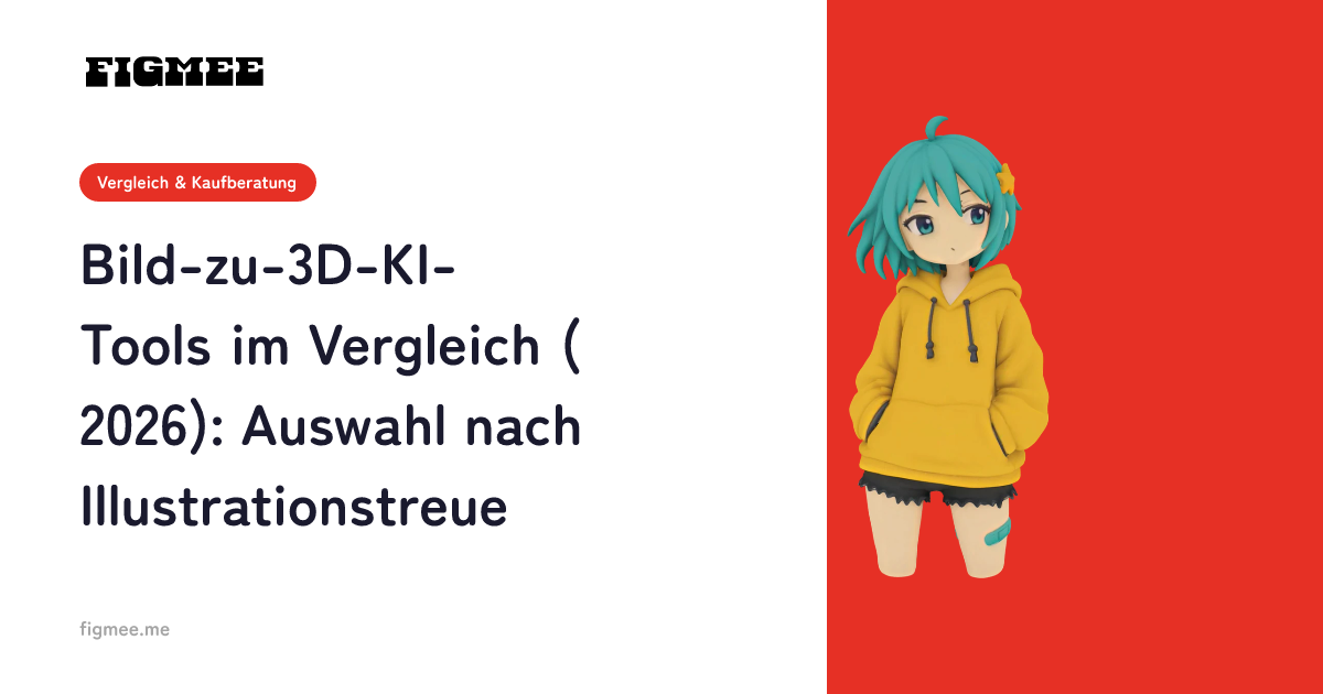 Bild-zu-3D-KI-Tools im Vergleich (2026): Auswahl nach Illustrationstreue