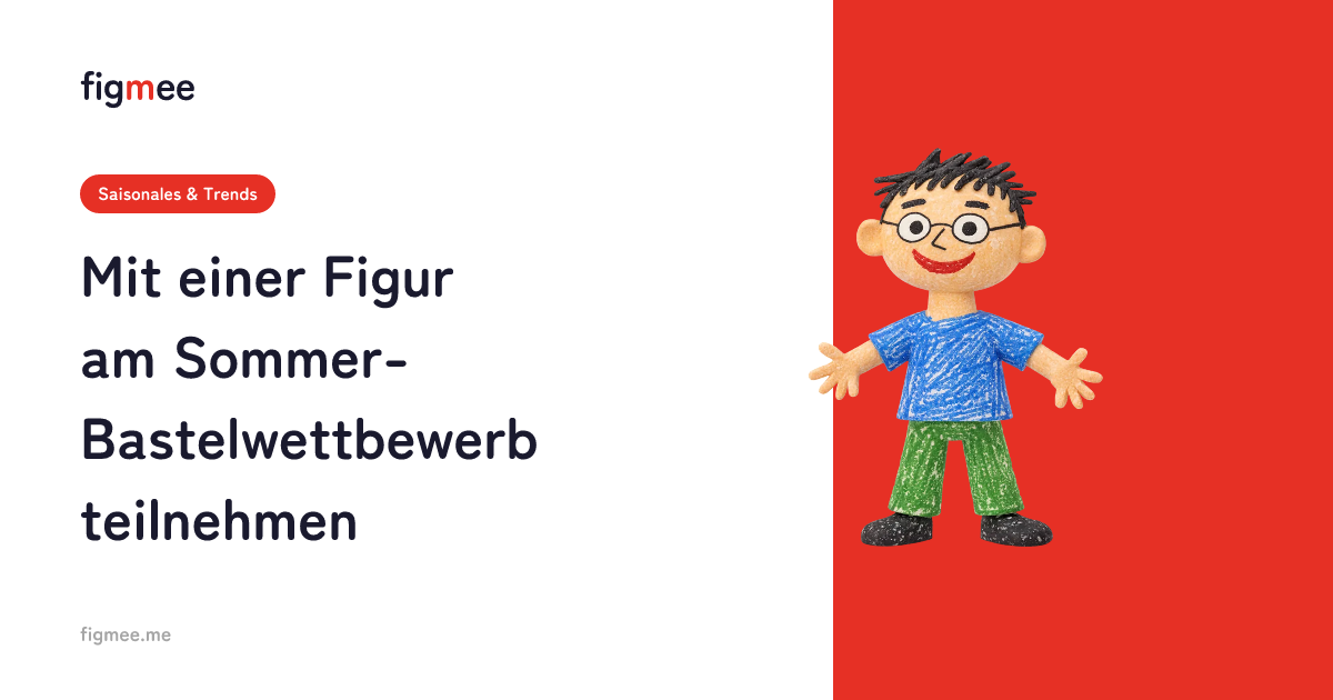 Mit einer Figur am Sommer-Bastelwettbewerb teilnehmen