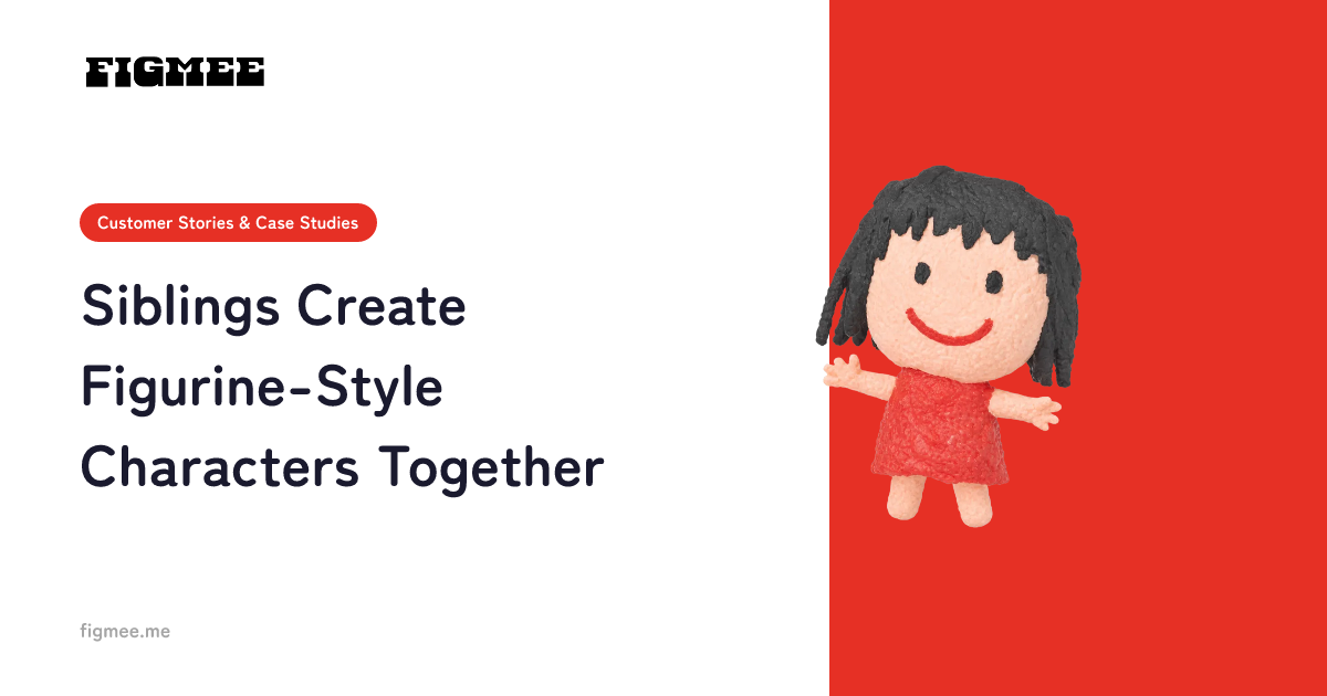 Siblings Create Figurine-Style Characters Together