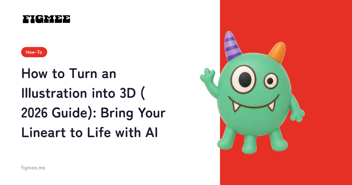 How to Turn an Illustration into 3D (2026 Guide): Bring Your Lineart to Life with AI