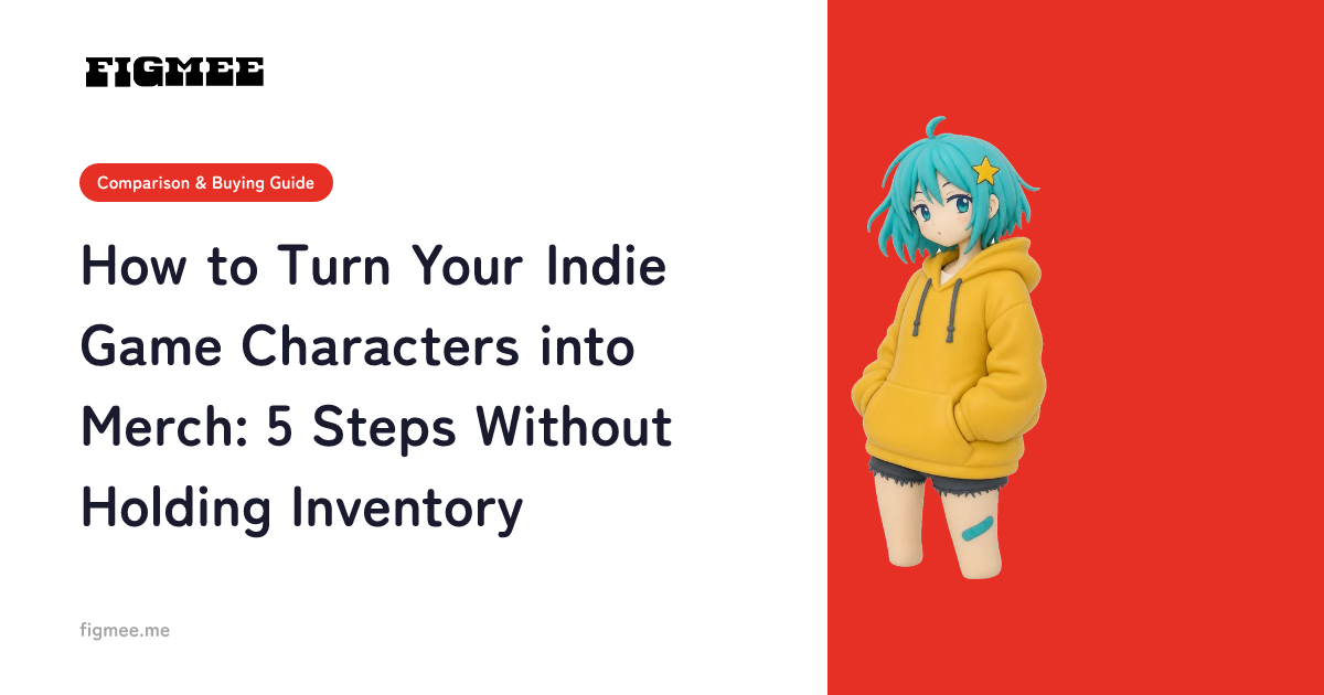 How to Turn Your Indie Game Characters into Merch: 5 Steps Without Holding Inventory