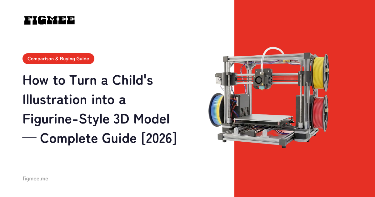 How to Turn a Child's Illustration into a Figurine-Style 3D Model — Complete Guide [2026]