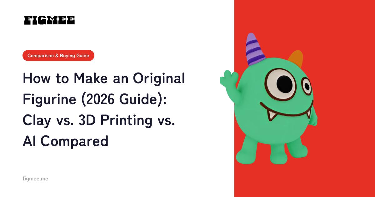 How to Make an Original Figurine (2026 Guide): Clay vs. 3D Printing vs. AI Compared