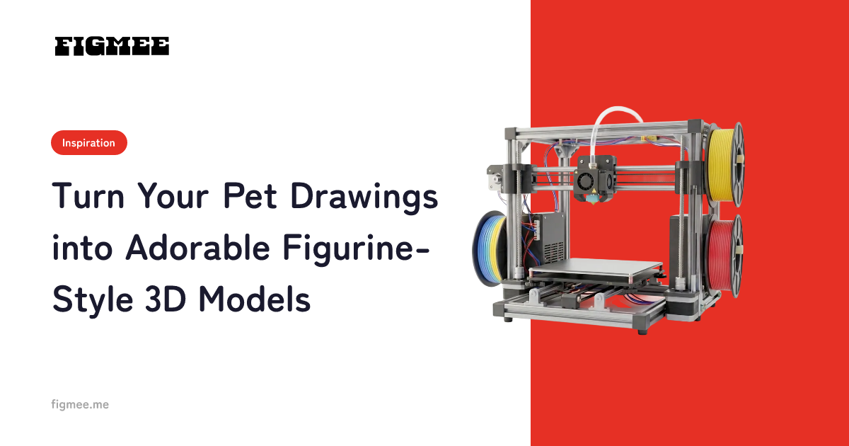 Turn Your Pet Drawings into Adorable Figurine-Style 3D Models