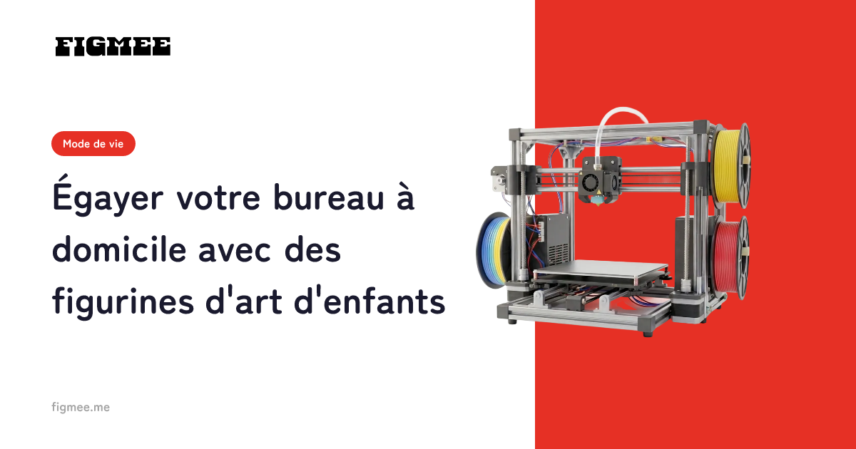 Égayer votre bureau à domicile avec des figurines d'art d'enfants