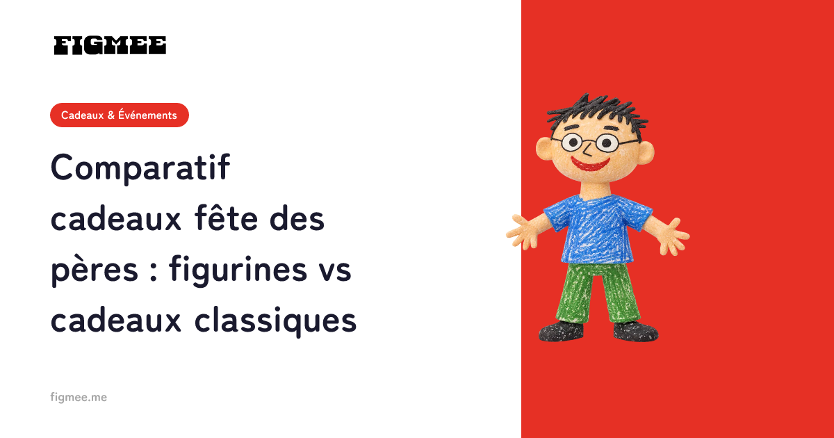Comparatif cadeaux fête des pères : figurines vs cadeaux classiques