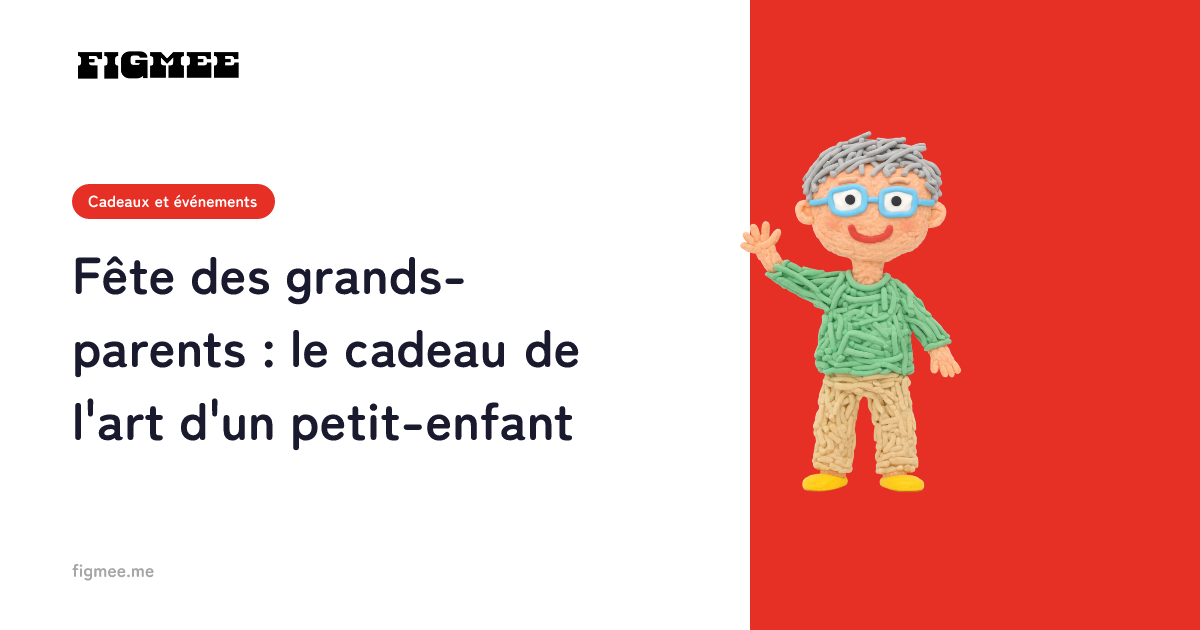 Fête des grands-parents : le cadeau de l'art d'un petit-enfant