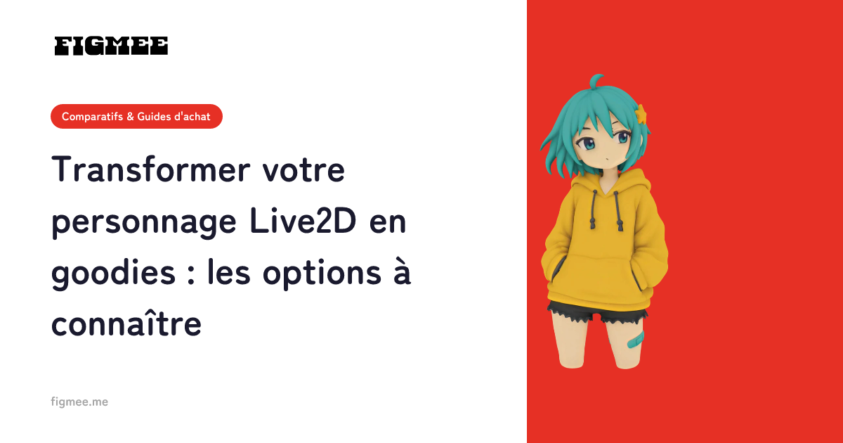 Transformer votre personnage Live2D en goodies : les options à connaître
