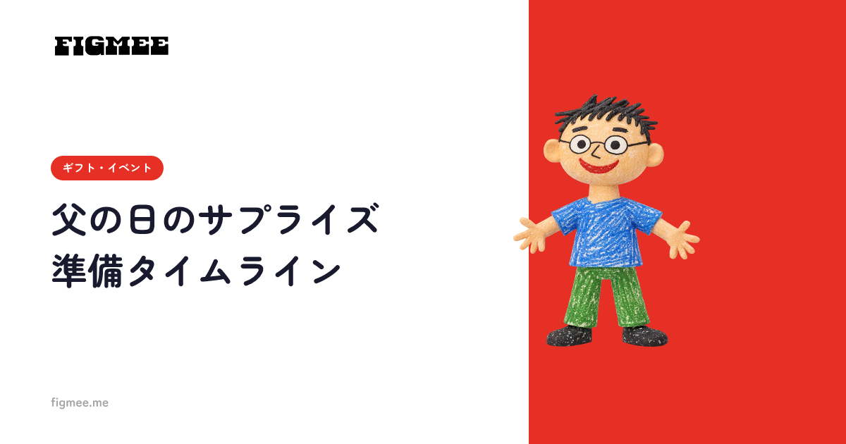 父の日のサプライズ準備タイムライン