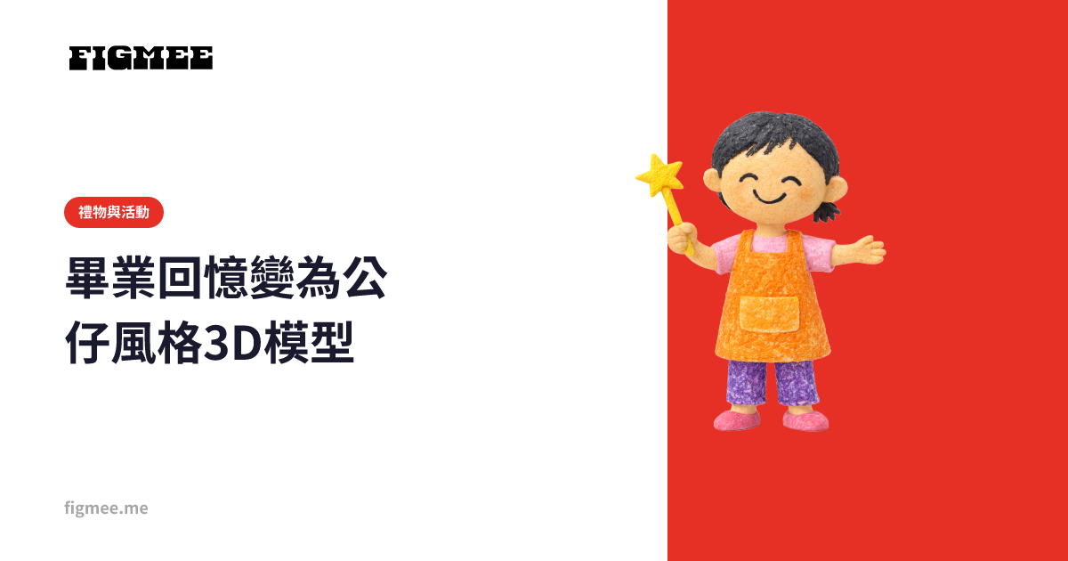 畢業回憶變為公仔風格3D模型