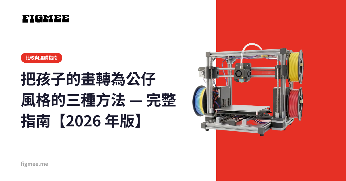 把孩子的畫轉為公仔風格的三種方法 — 完整指南【2026 年版】